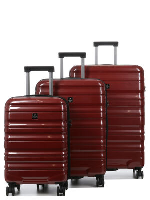 Ensemble 3 valises Airtex Diome 2 Rouge
