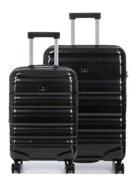 Ensemble 2 valises rigides extensibles Diome 2 Noir