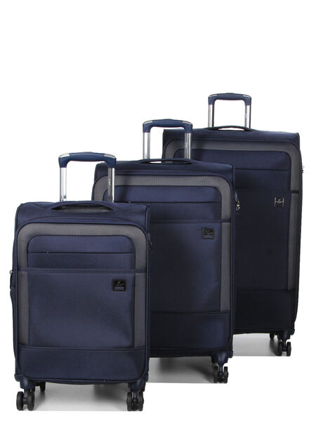 Ensemble 3 valises souples extensibles Nereide 3.0