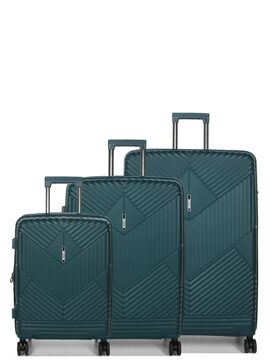 Ensemble 3 valises rigides B�l�nos Bleu Canard