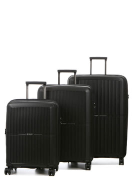 Ensemble 3 valises rigides extensibles Nekkar Noir