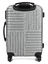 Ensemble 3 valises rigides Saragosse Argent