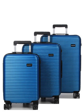 Ensemble 3 valises rigides Aviator 2.0 Bleu Roi