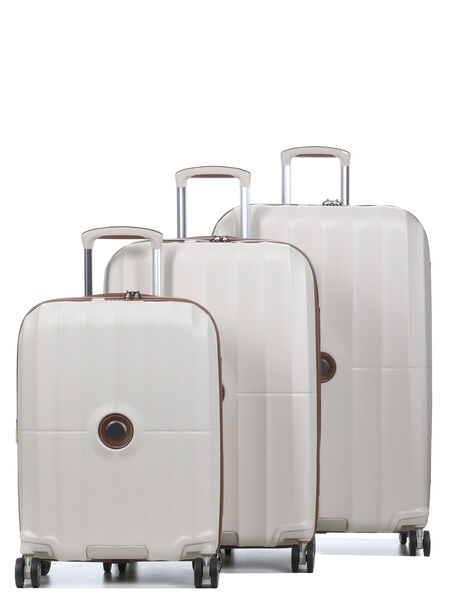 Ensemble 3 valises rigides Carrousel 2 Off white