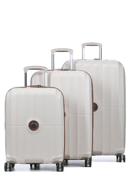 Ensemble 3 valises rigides Carrousel 2 Off white