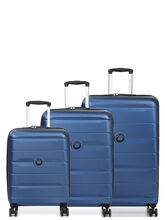 Ensemble 3 valises Delsey Comete 4 Bleu Clair
