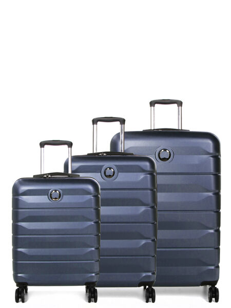 Ensemble 3 valises rigides Air Armour Bleu Nuit
