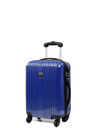 Ensemble 3 valises rigides Shiny Bleu Carbone Bleu Carbone