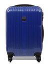 Ensemble 3 valises rigides Shiny Bleu Carbone Bleu Carbone