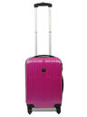 Ensemble 3 valises rigides Shiny Fushia carbone