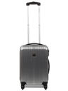 Ensemble 3 valises rigides Shiny Argent carbone Argent carbone