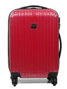 Ensemble 3 valises rigides Shiny Rouge Carbone Rouge Carbone