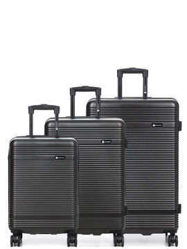 Ensemble 3 valises rigides Paddle Anthracite