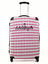 Ensemble 3 valises rigides CAG Rose / Blanc Rose / Blanc