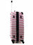 Ensemble 3 valises rigides CAG Rose / Blanc Rose / Blanc