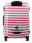 Ensemble 3 valises rigides CAG Rose / Blanc Rose / Blanc