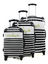 Ensemble 3 valises rigides CAG Navy / Blanc