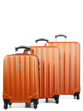 Ensemble 3 valises rigides Bratislava Orange