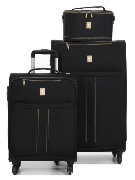 Ensemble 2 valises souples Las Vegas et vanity Noir