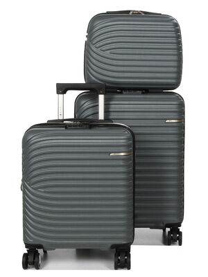 Ensemble 2 valises Lys Managua et vanity Gris Fonc�