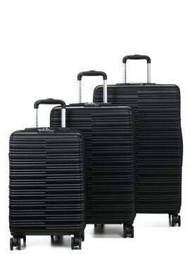 Ensemble 3 valises rigides Olinda Noir