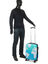 Ensemble 3 valises rigides extensibles Mappemonde Vert Bleu Vert Bleu