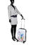 Ensemble 3 valises rigides Orchid�es Blanc