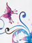 Ensemble 3 valises rigides Orchid�es Blanc