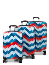 Ensemble 3 valises Madisson Wavy Bleu