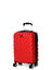Ensemble 3 valises rigides Parme Rouge Rouge