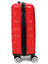 Ensemble 3 valises rigides Parme Rouge Rouge