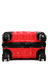 Ensemble 3 valises rigides Parme Rouge Rouge