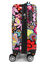 Ensemble 4 valises rigides Pop flower et vanity Orange