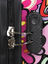 Ensemble 4 valises rigides Pop flower et vanity Orange