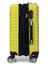 Ensemble 3 valises rigides extensibles Varna Jaune Fluo