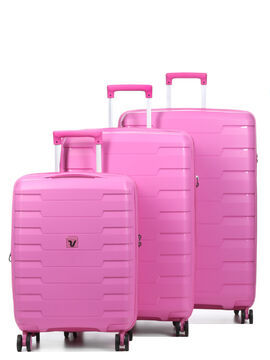 Ensemble 3 valises rigides extensibles Skyline 2.0 Pink