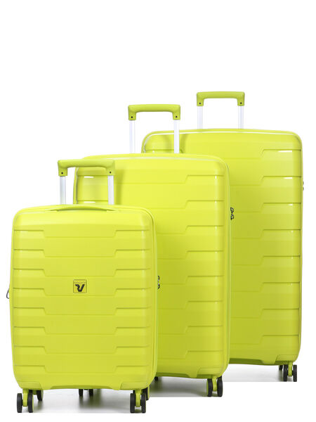 Ensemble 3 valises rigides extensibles Skyline 2.0 Cyber Lime