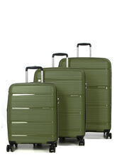 Ensemble 3 valises Roncato R-Lite Vert Militaire