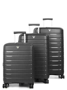 Ensemble 3 valises rigides extensibles B-Flying Anthracite