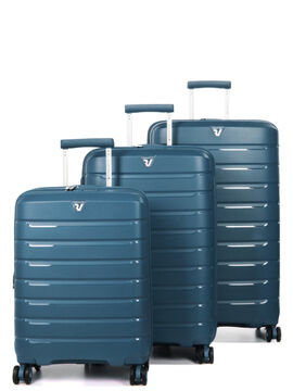 Ensemble 3 valises rigides extensibles B-Flying Denim