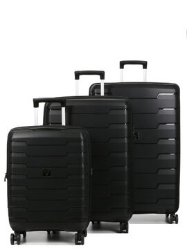 Ensemble 3 valises rigides extensibles Skyline 2.0 Noir