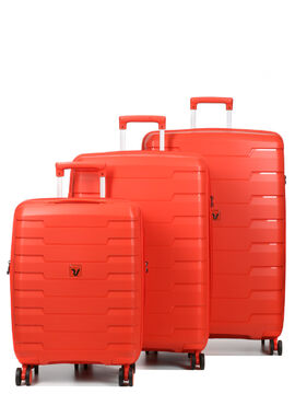 Ensemble 3 valises rigides extensibles Skyline 2.0 Orange