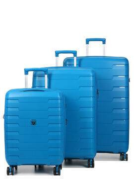 Ensemble 3 valises rigides extensibles Skyline 2.0 Bluette
