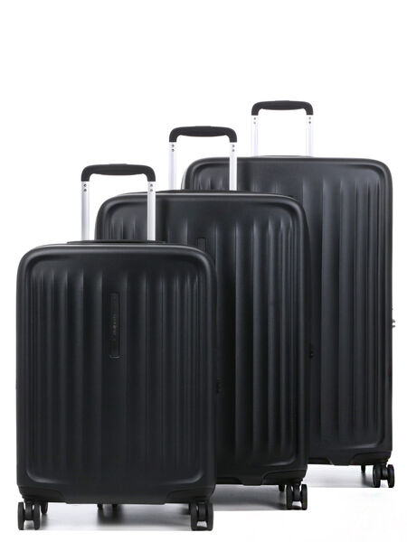Ensemble 3 valises rigides extensibles Fyrm Graphite