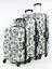 Ensemble 3 valises rigides Floralis 58, 69, 80 cm White/black