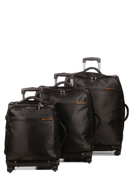 Ensemble 3 valises souples Classic Comfort Coffee