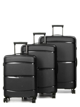 Ensemble 3 valises rigides Francfort Noir
