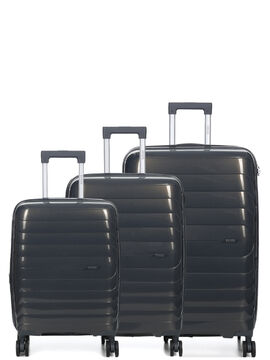 Ensemble 3 valises rigides extensibles Ondea Gris