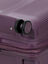 Ensemble 3 valises rigides extensibles Deltea Violet Violet