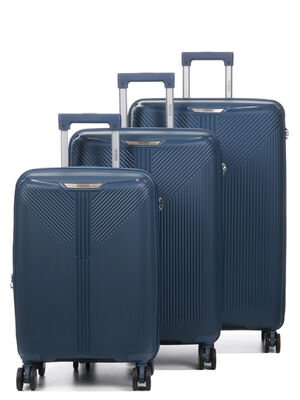 Ensemble 3 valises Teneo Deltea Bleu
